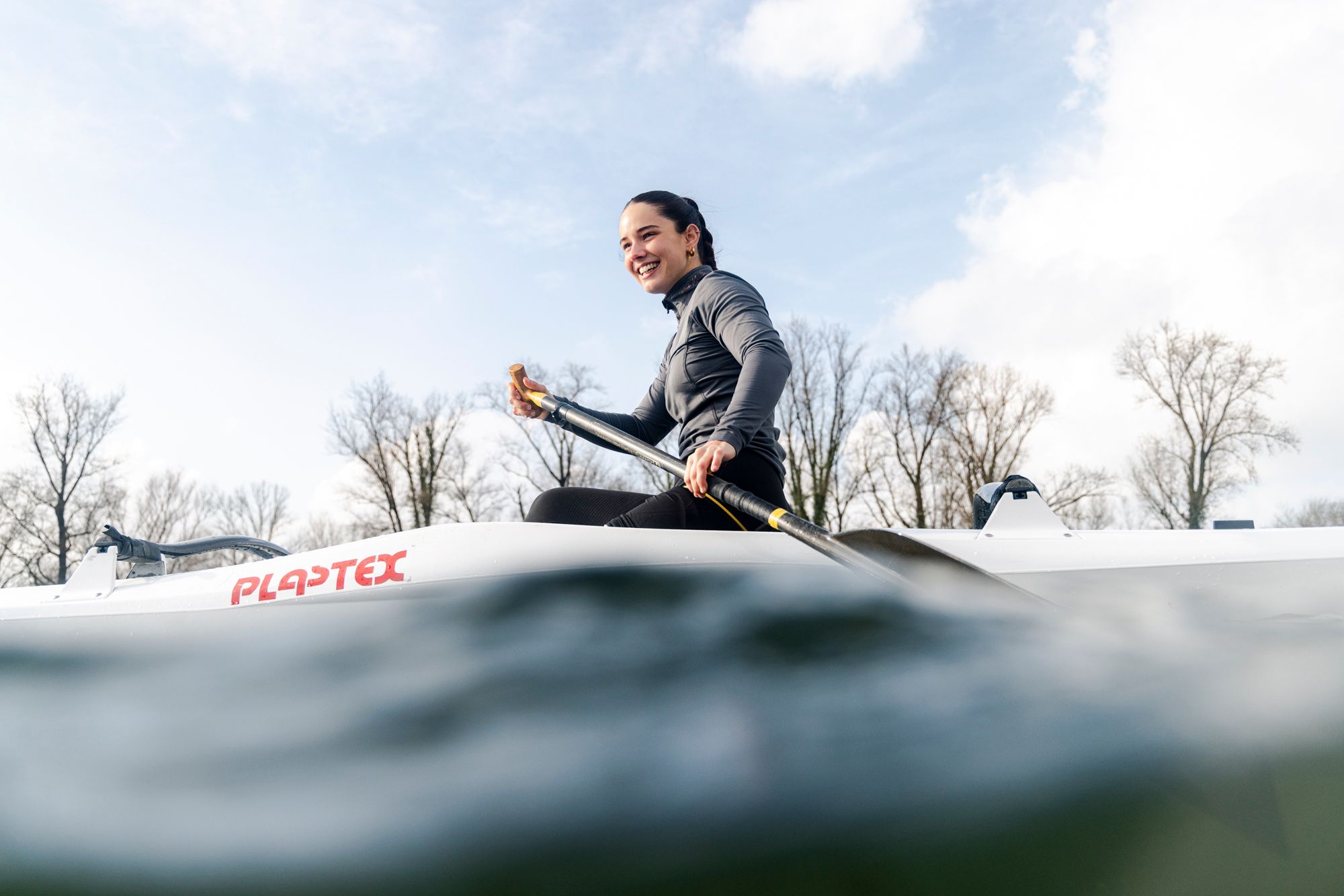 Eléa Charvet, athlète handisport en para canoë