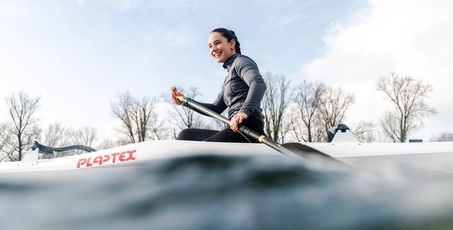 Eléa Charvet, athlète handisport en para canoë