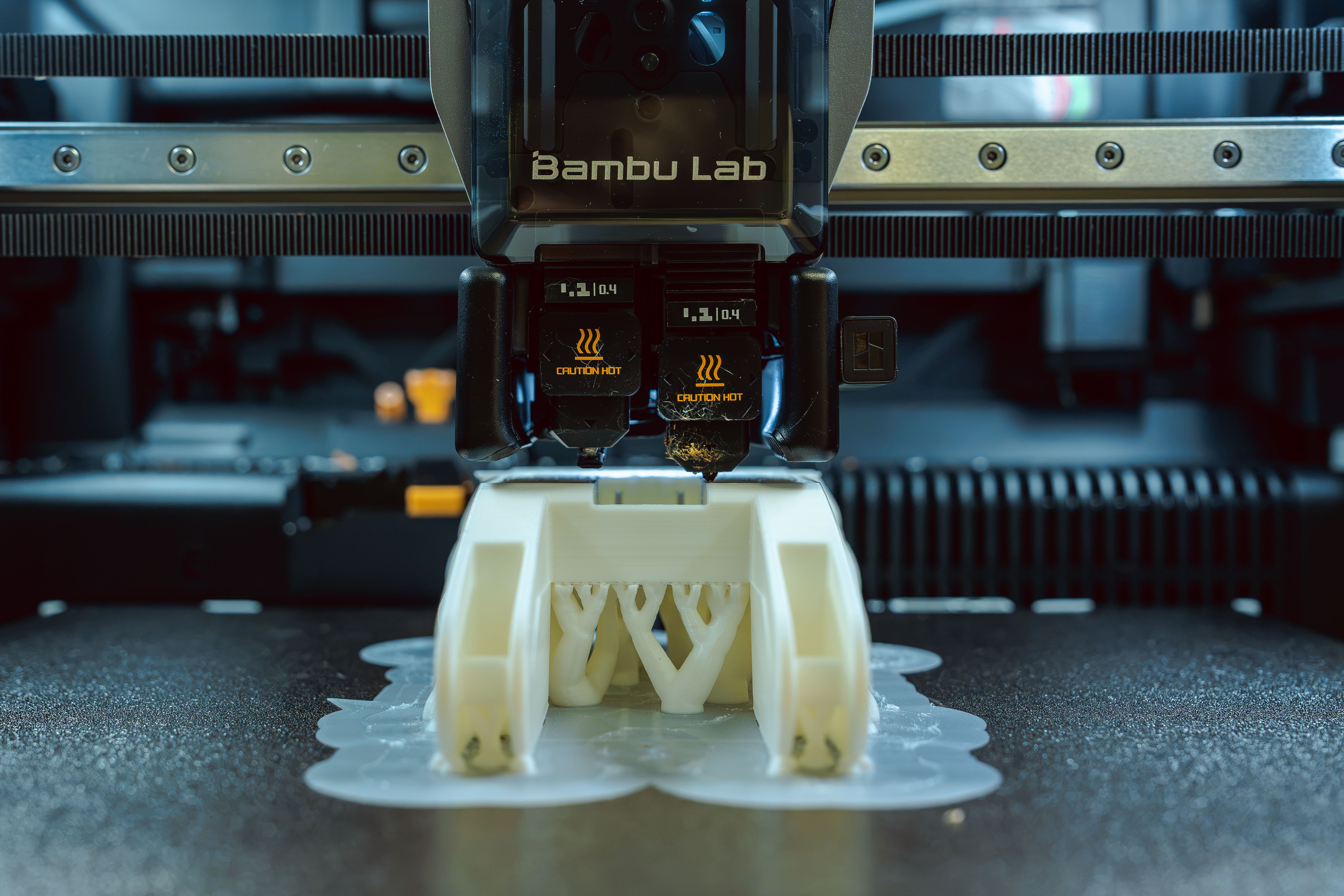 Prototype en train d’être fabriqué par une imprimante 3D