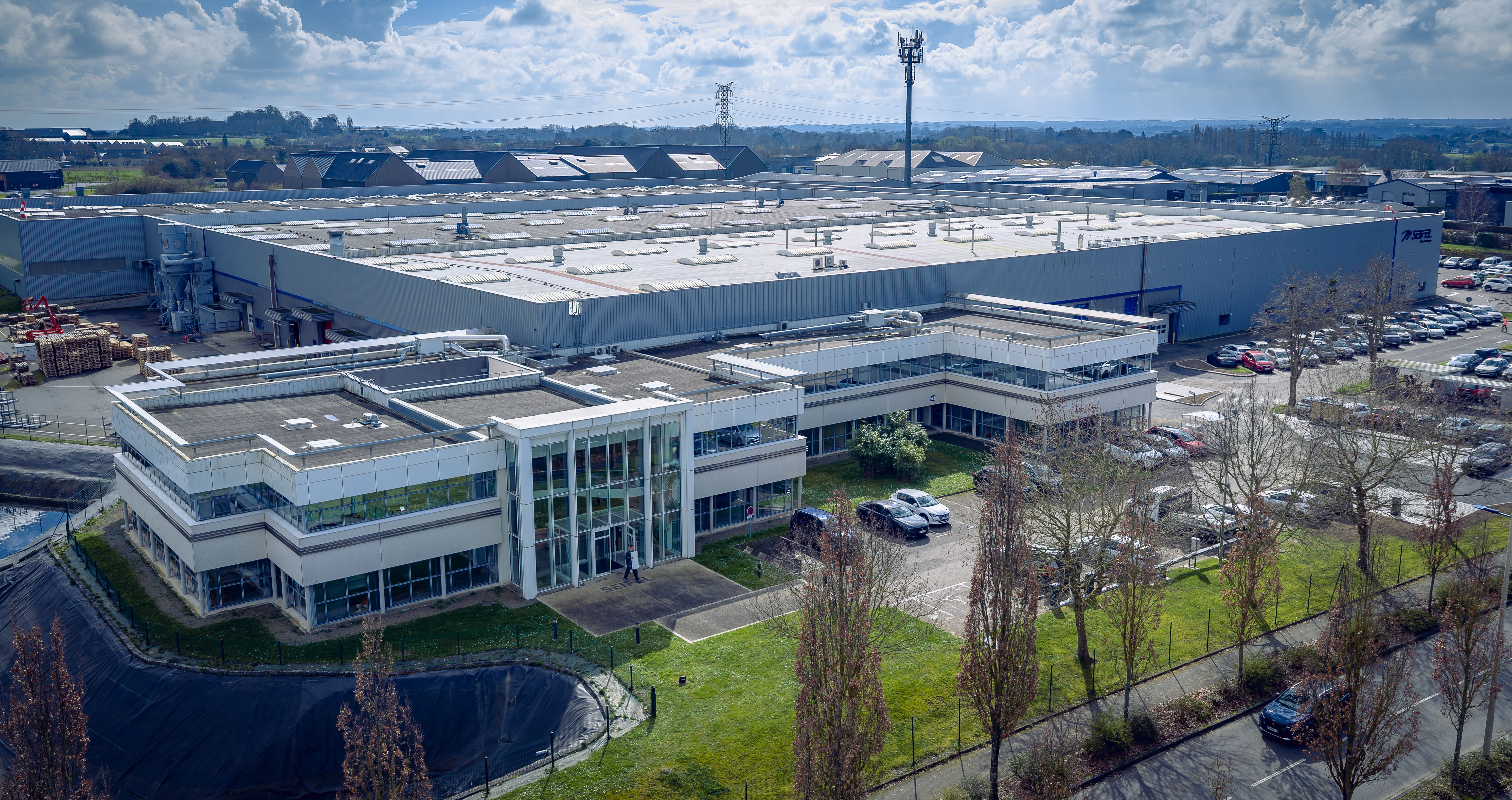 Vue aérienne du site de Seifel