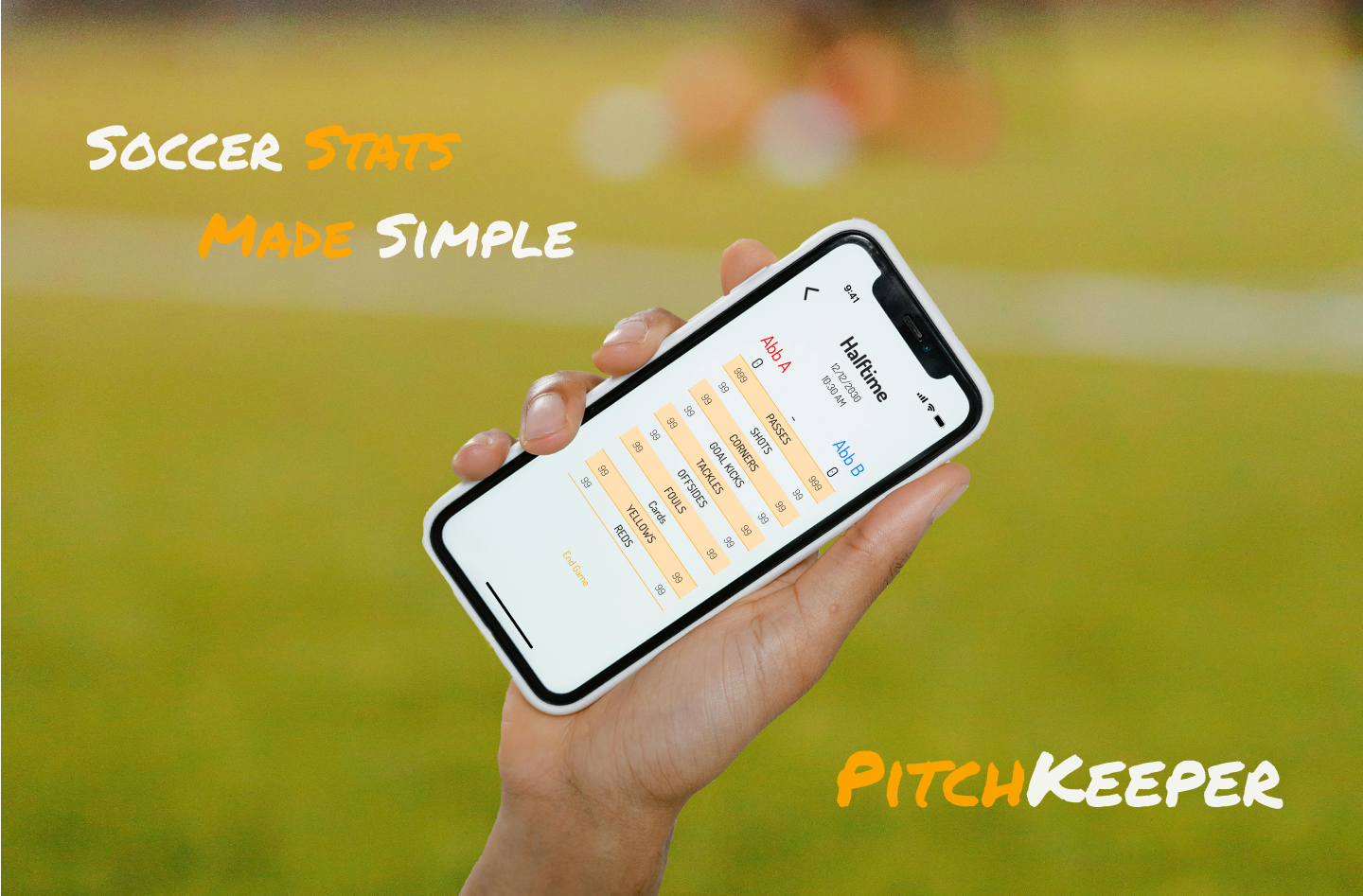 PitchKeeper - Soccer Stats Made Simple