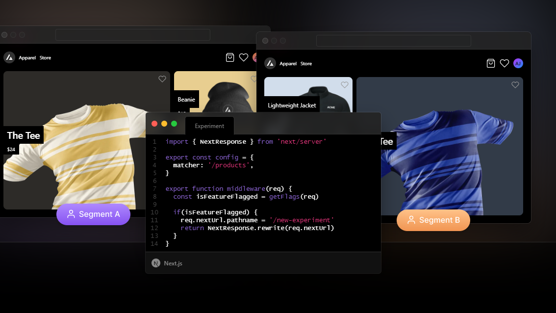 Deliver dynamic content at the speed of static with Next.js Middleware and Vercel Edge!