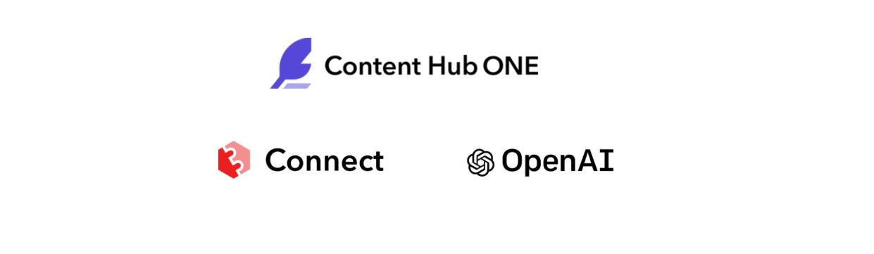 Content Hub ONE: The Media Upload API + Adding AI to the recipe with Sitecore Connect and OpenAI