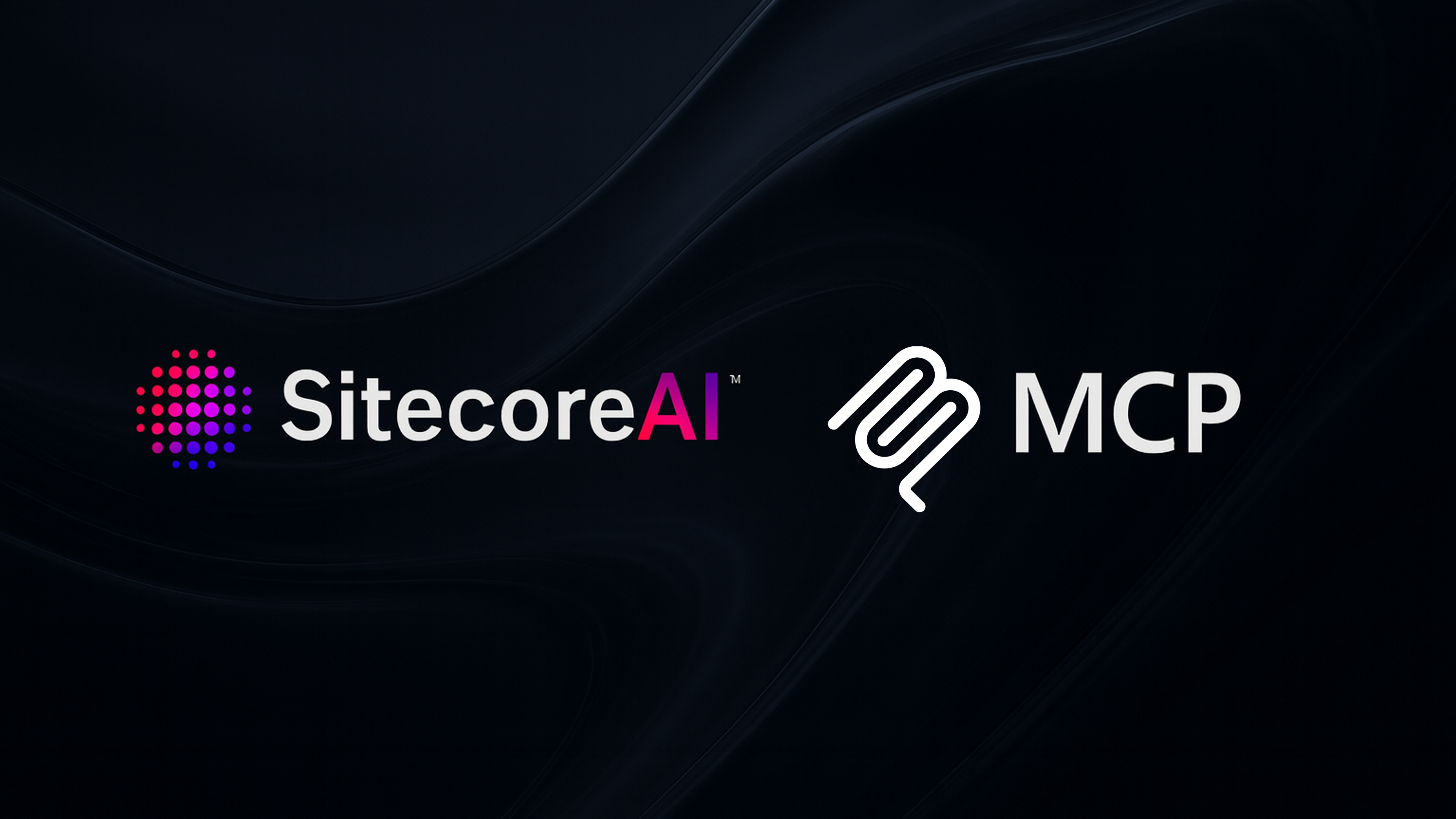 Logos for SitecoreAI and MCP.