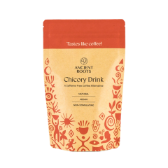 Front view of packed bag of Ancient Roots Chicory Drink