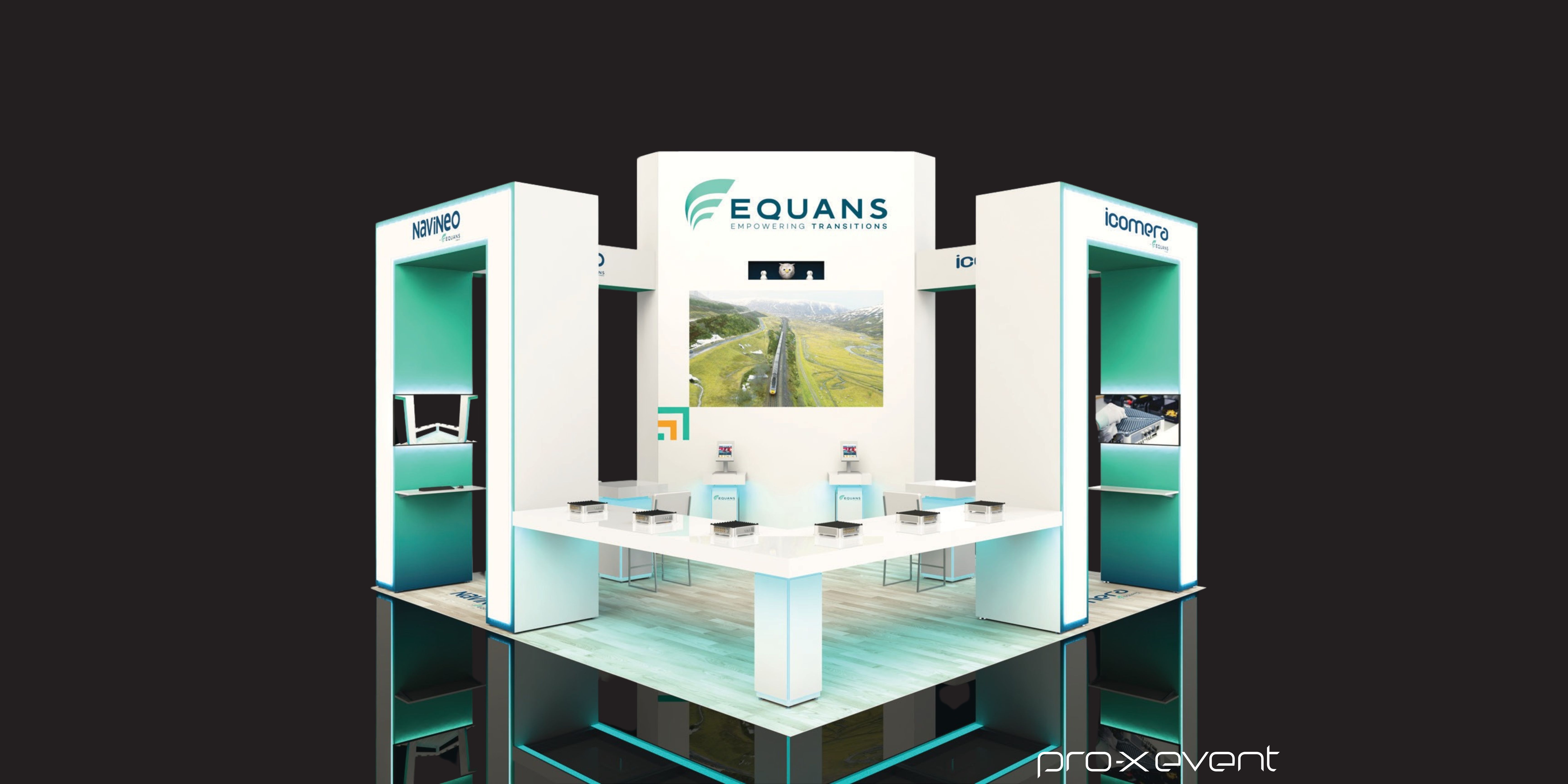 An image of our outstanding trade show booth