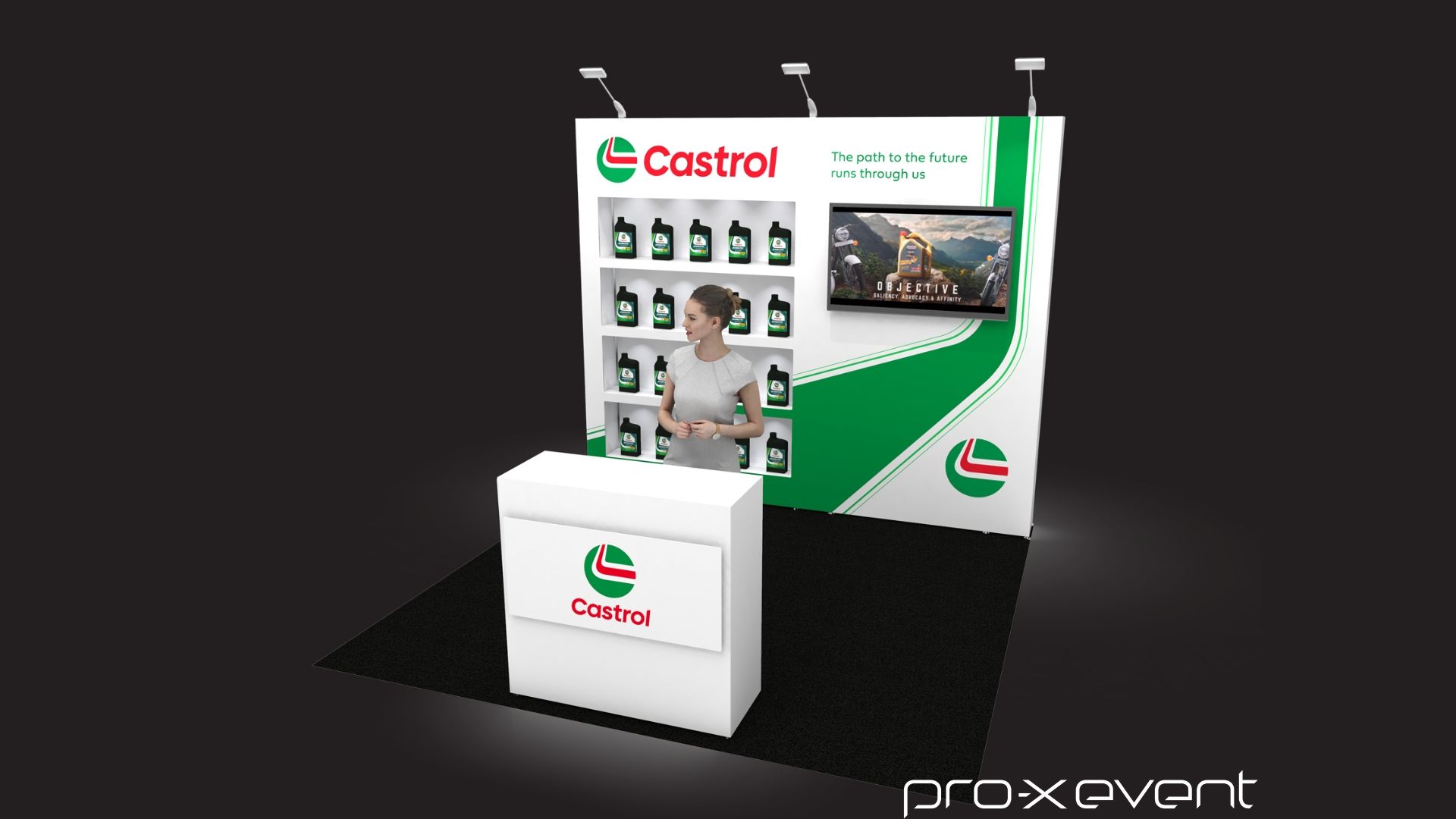 An image of our outstanding trade show booth