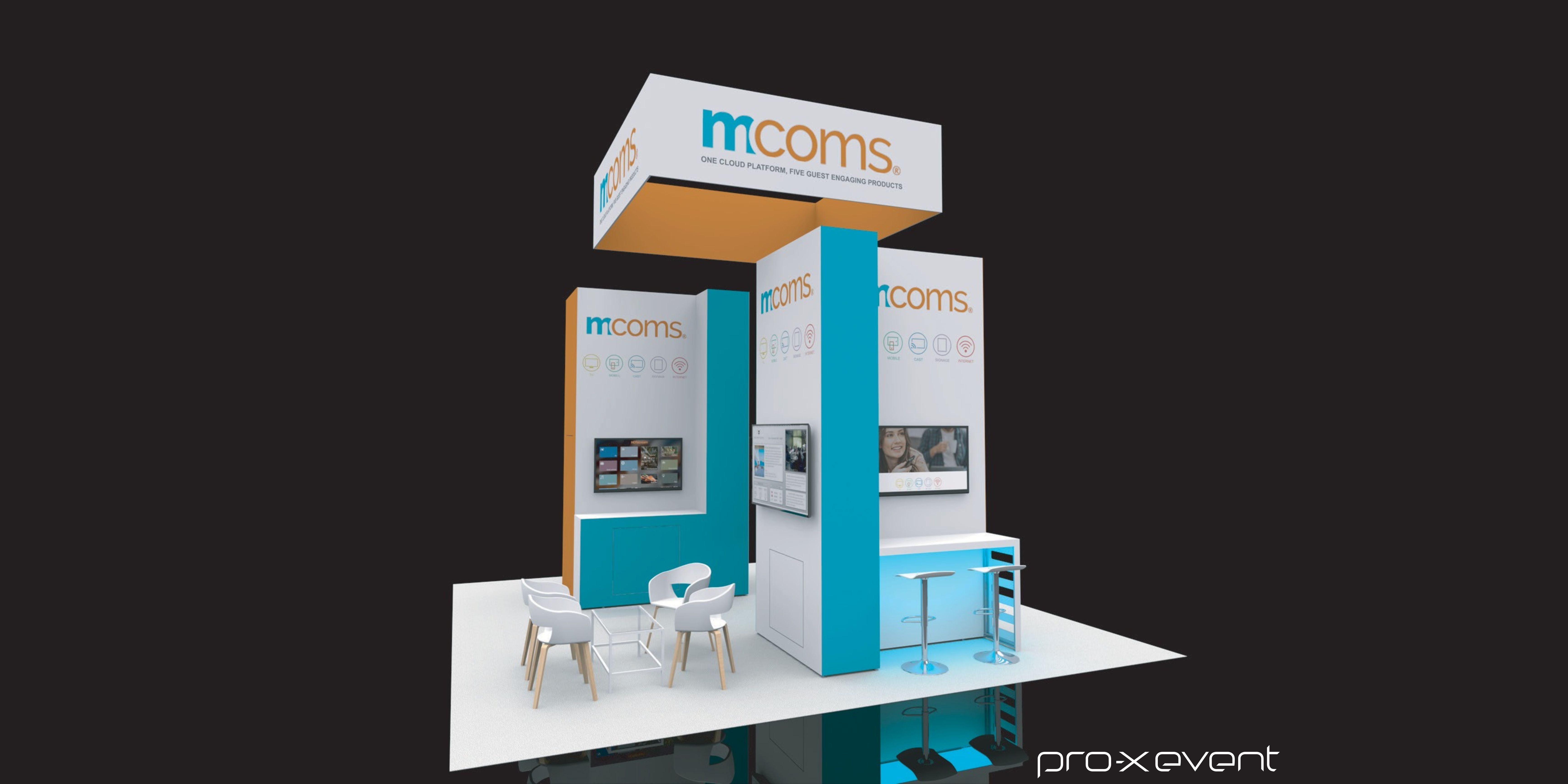 An image of our outstanding trade show booth