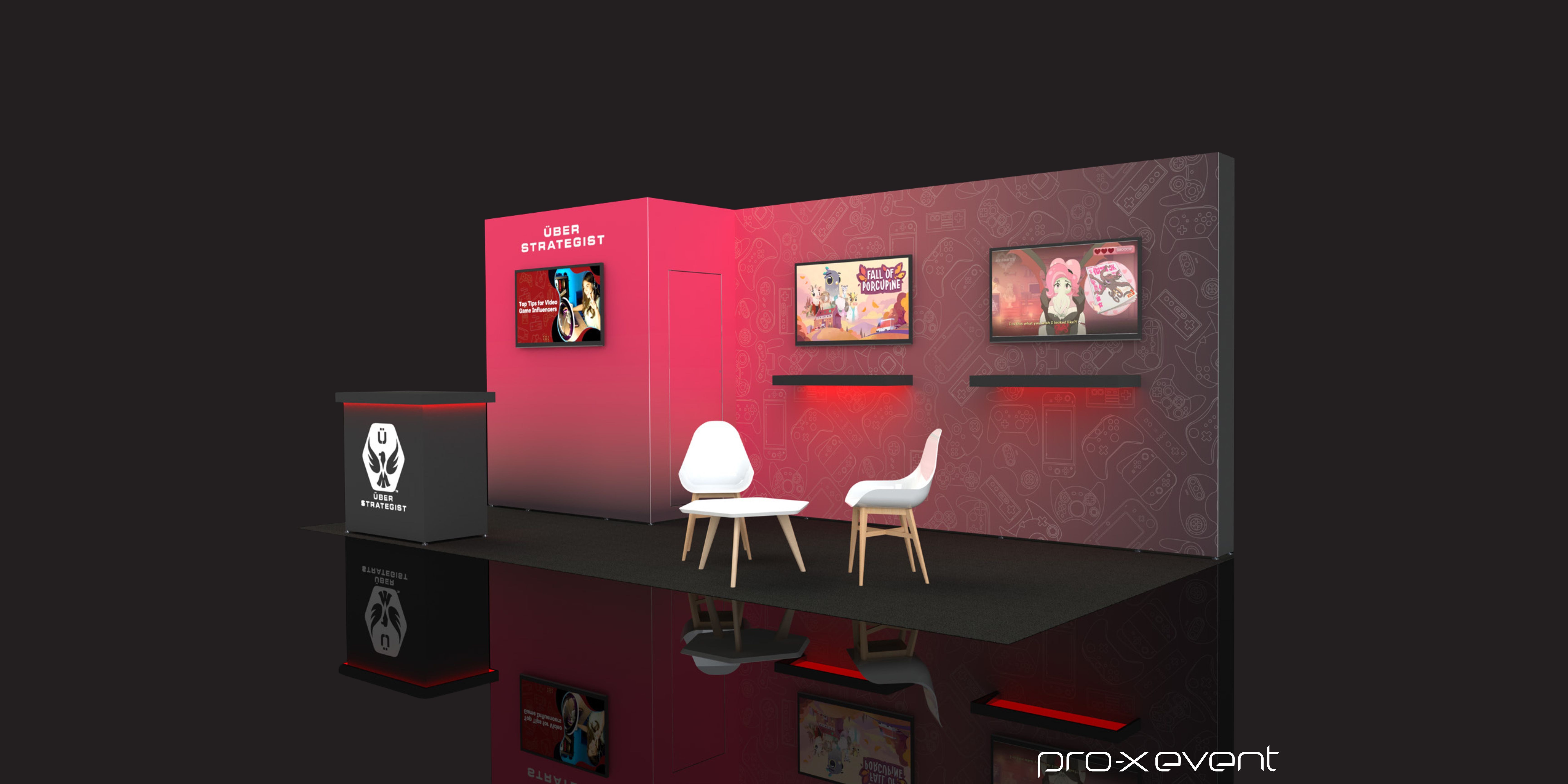 An image of our outstanding trade show booth