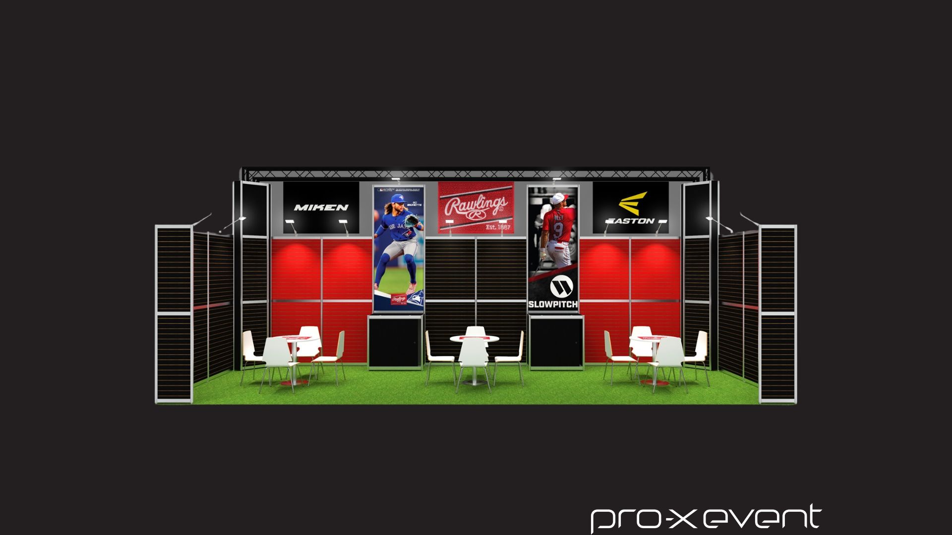 An image of our outstanding trade show booth