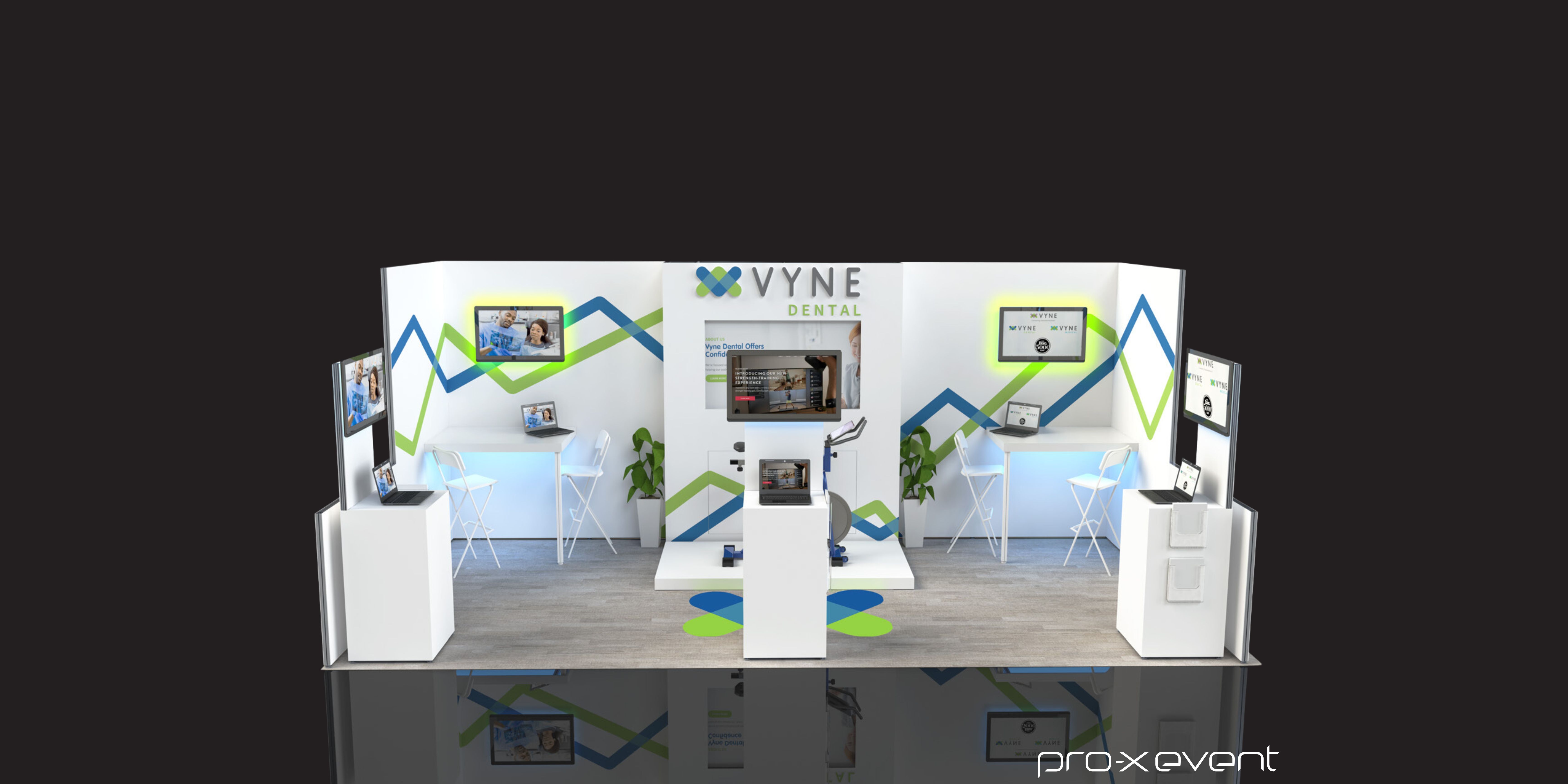 An image of our outstanding trade show booth