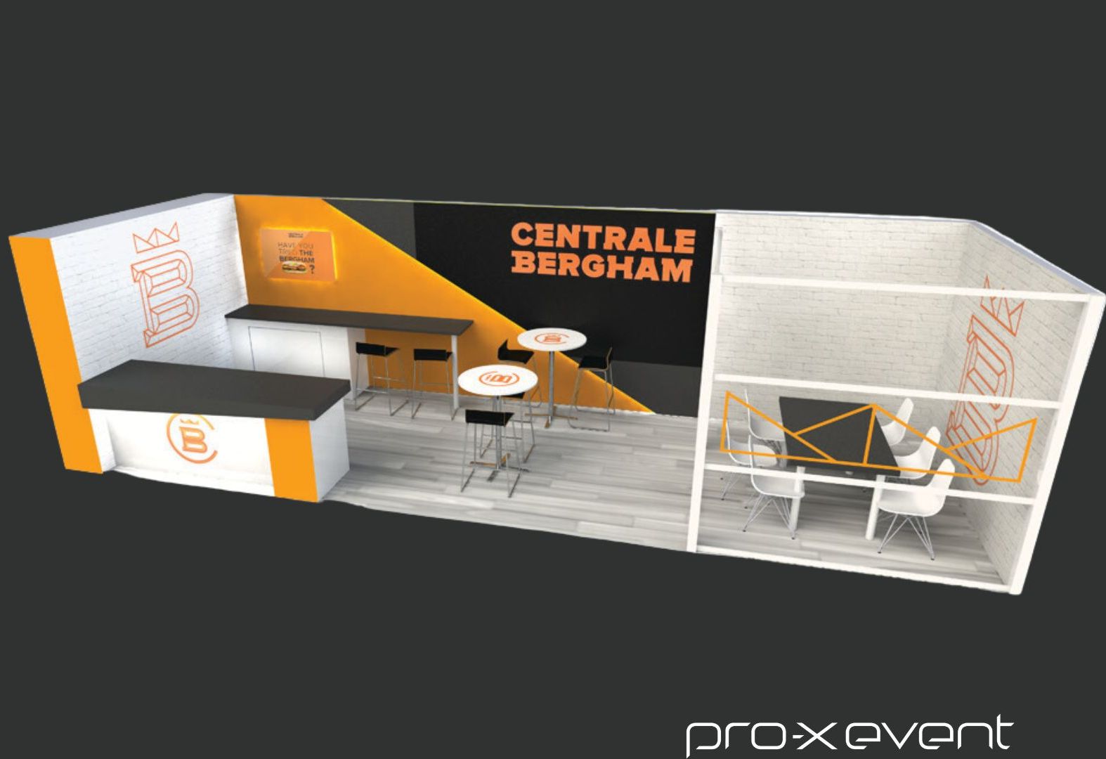 An image of our outstanding trade show booth