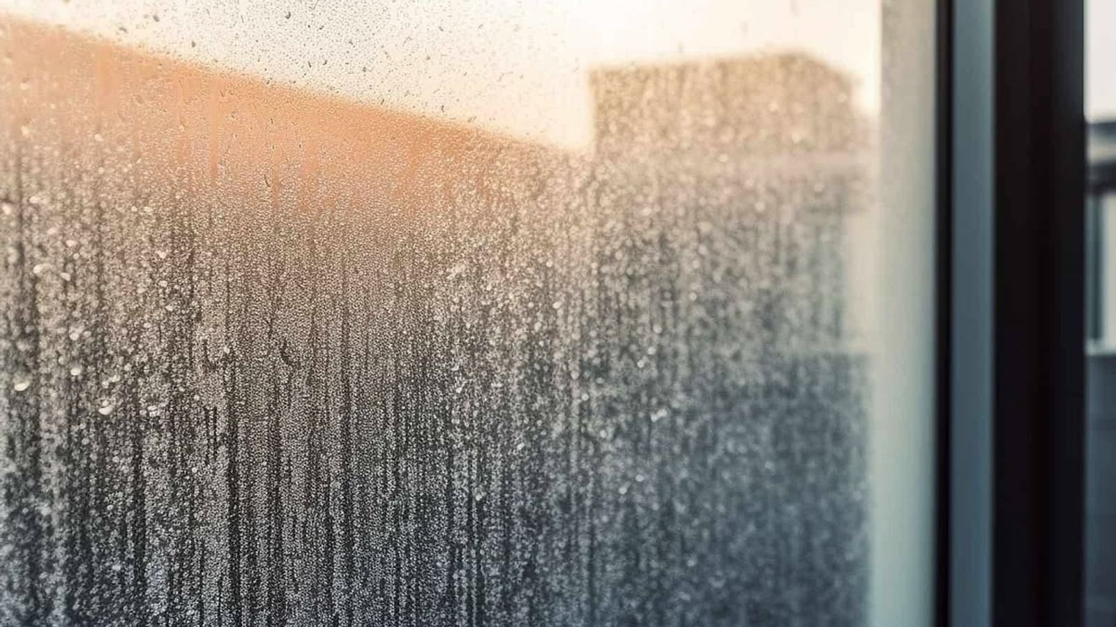 Hard water stains on windows
