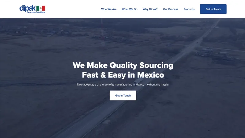 Dipak Sourcing website