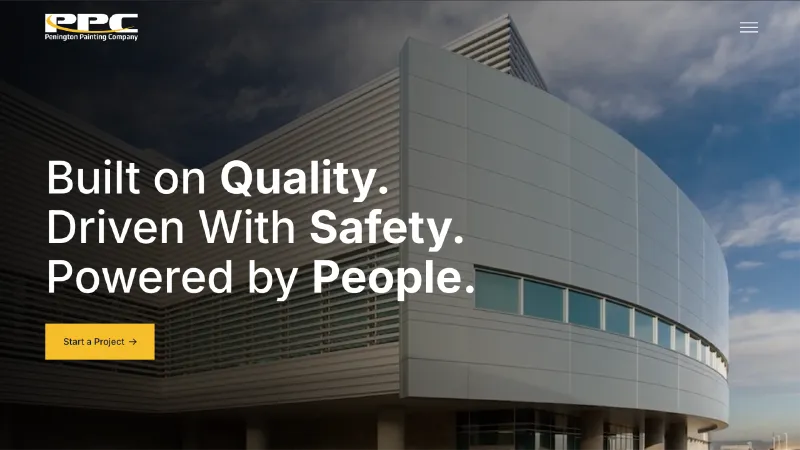Penington Painting Company website