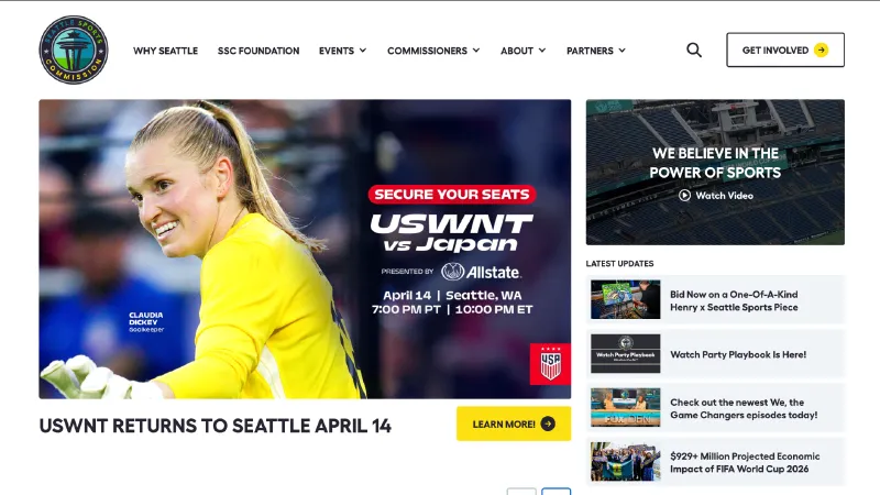 Seattle Sports Commission website