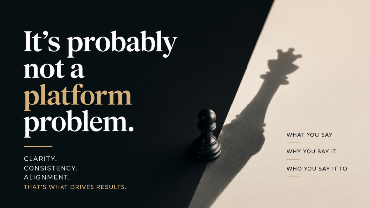 It's Probably Not a Platform Problem