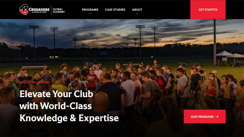 Crusaders Global Academy website