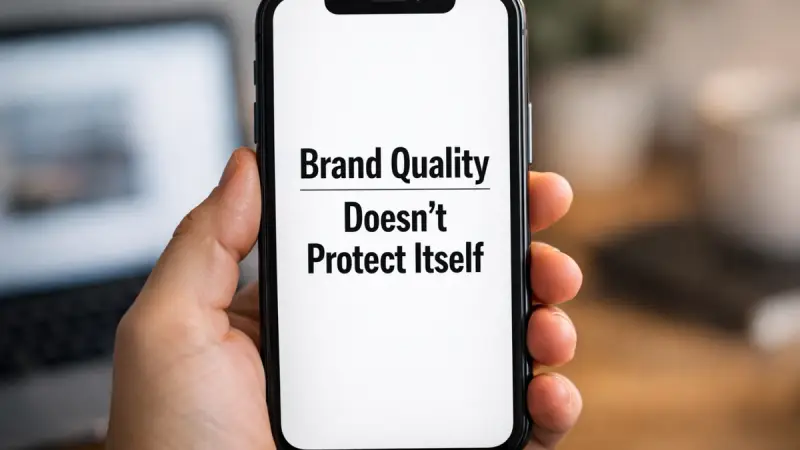 Brand Quality Doesn’t Protect Itself