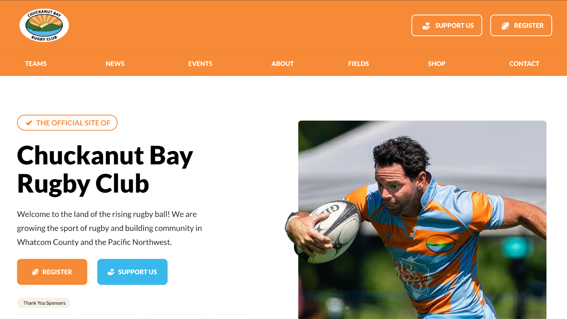 Chuckanut Rugby Club website