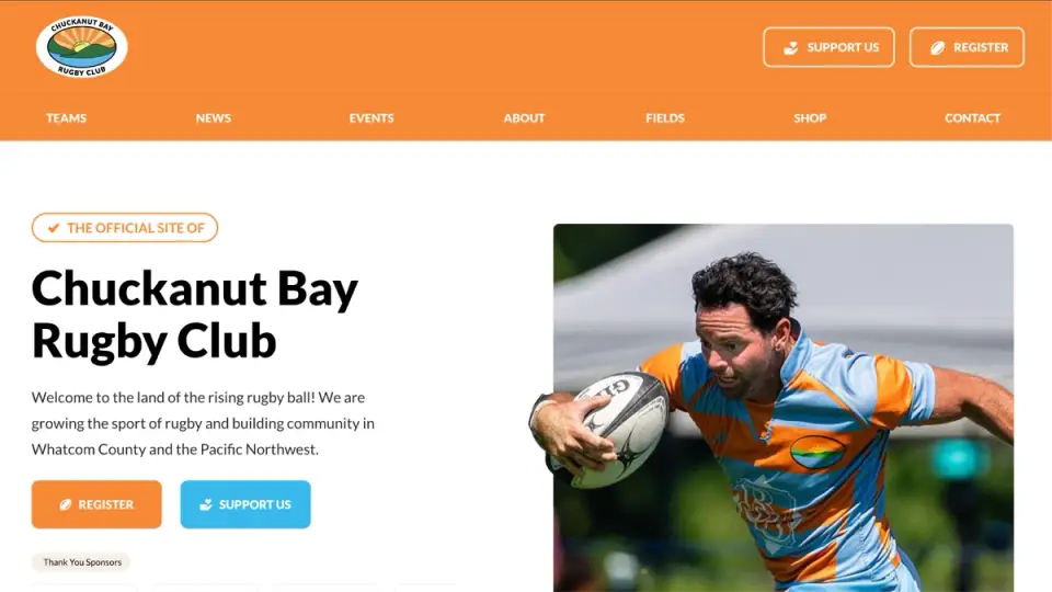 Chuckanut Rugby Club website