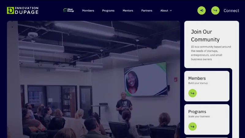 Innovation DuPage website