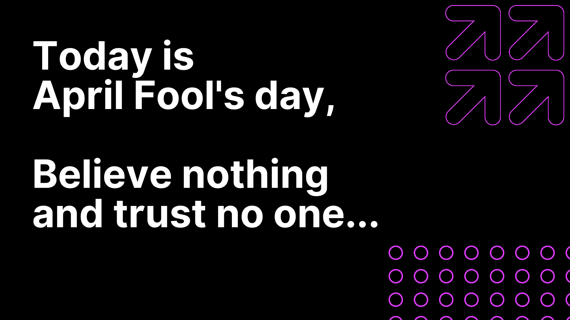 April Fool's Day
