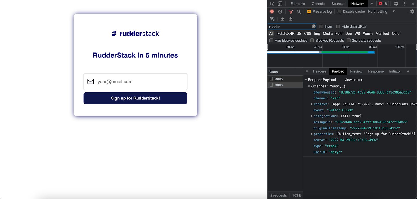 Adding Events to the Website