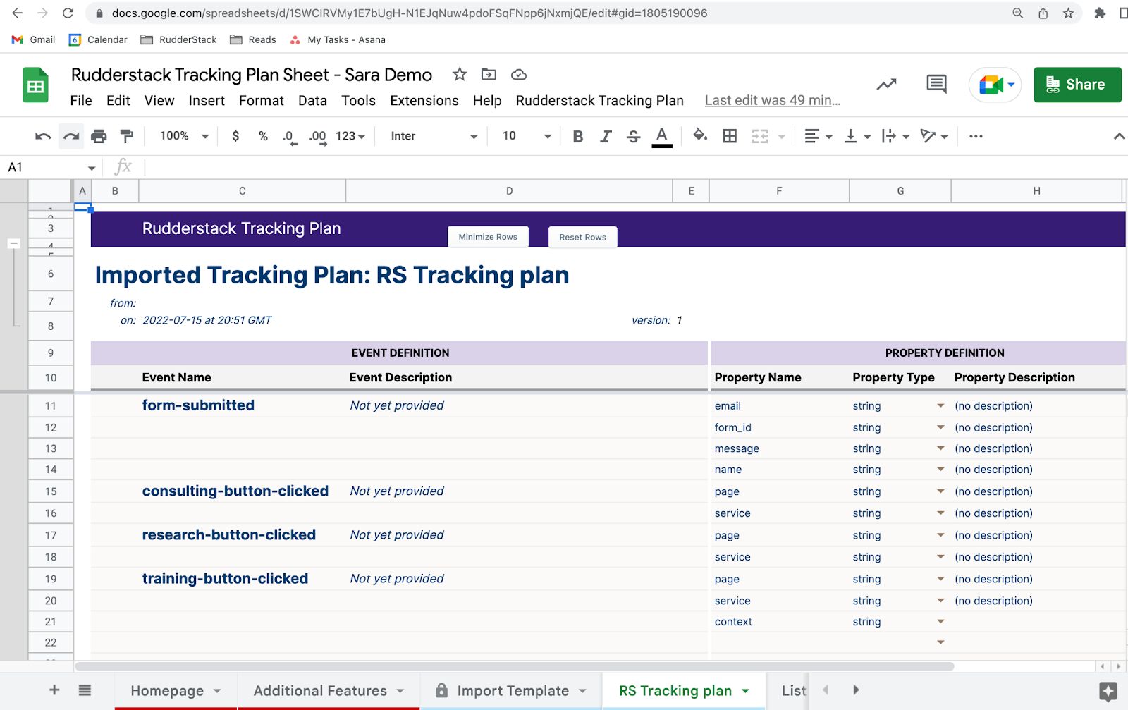Get Started with Tracking plans