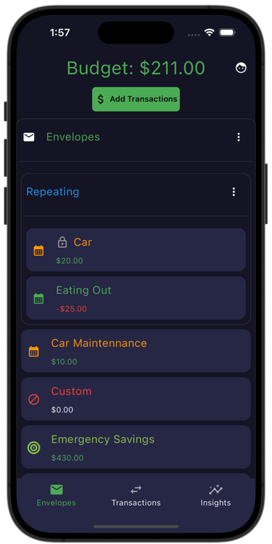 Screenshot of the home page of Valet.