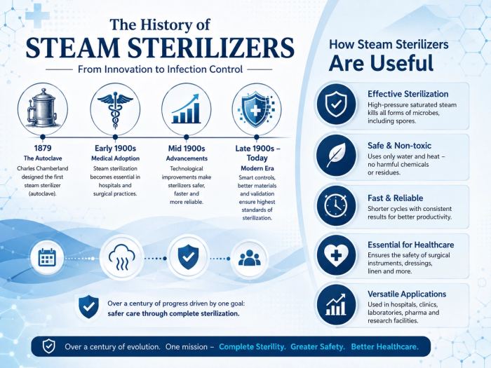 History and Purpose of Steam Sterilizer