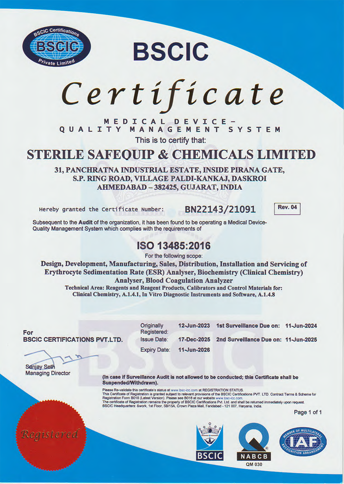 SSQ certificate document 2