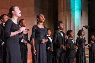 Washington Performing Arts Children of the Gospel Choir performing at the National Children's Museum Play Soiree