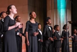 Washington Performing Arts Children of the Gospel Choir performing at the National Children's Museum Play Soiree