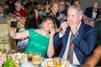 Sophie Shrand and Brendan Mulhern at the National Children's Museum Play Soiree