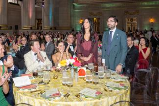 Event co-chairs, Jason and Sepe Zuccari, at the National Children's Museum Play Soiree
