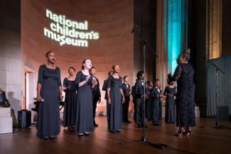 Washington Performing Arts Children of the Gospel Choir performing at the National Children's Museum Play Soiree