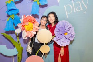 Kathy Hirsh-Pasek and Michelle Kang at the National Children's Museum's Play Soiree