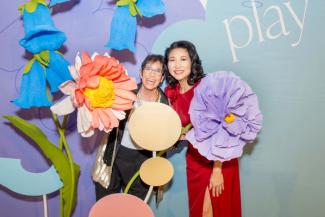 Kathy Hirsh-Pasek and Michelle Kang at the National Children's Museum's Play Soiree