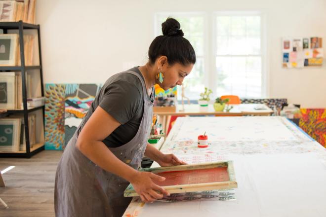 chitra sharma printmaking