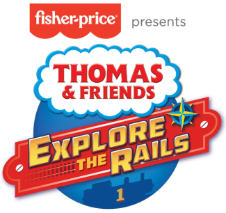 Thomas & Friends™: Explore the Rails! exhibit logo