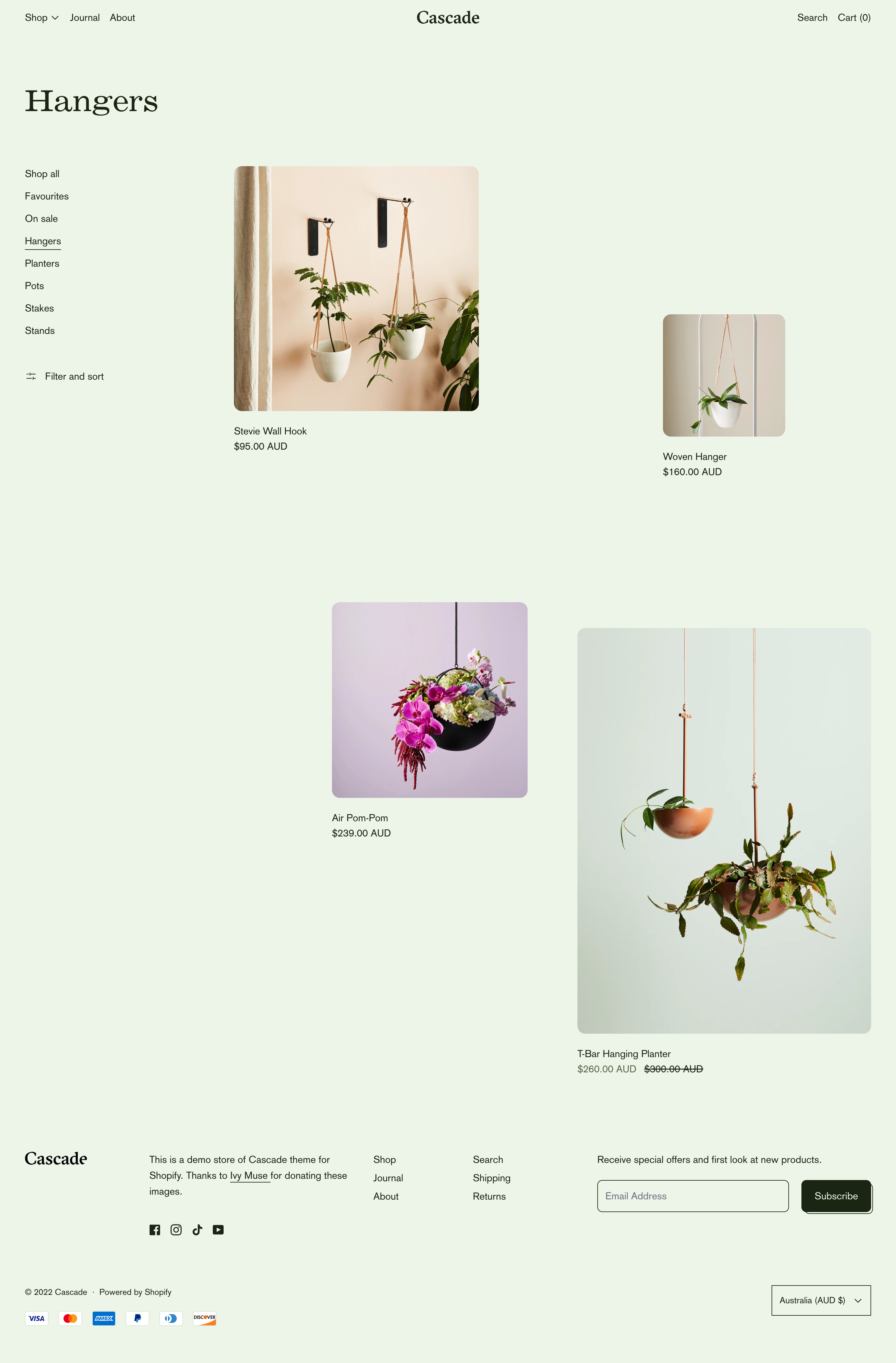 Cascade - Switch Themes