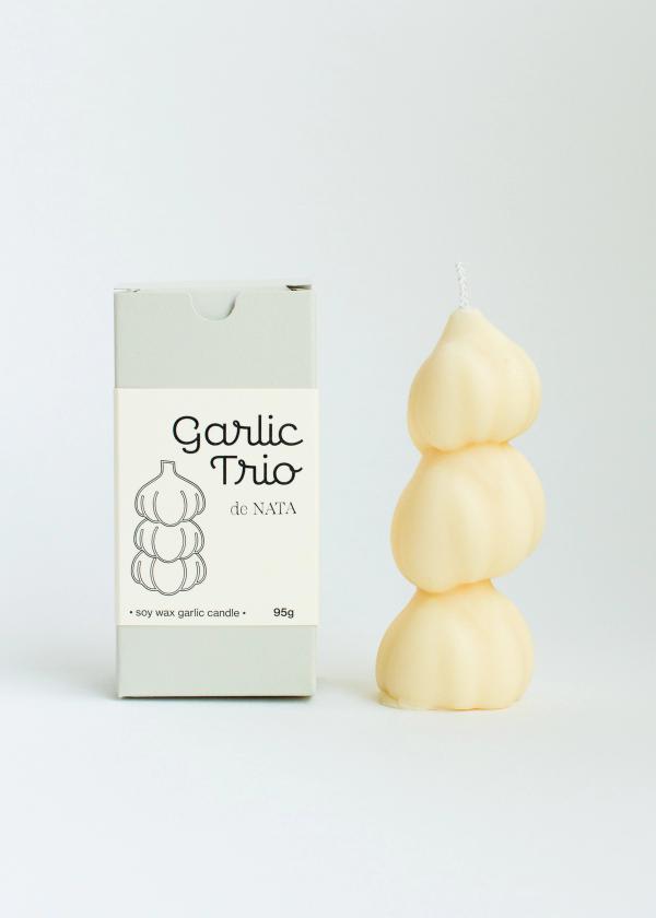 Garlic trio candles