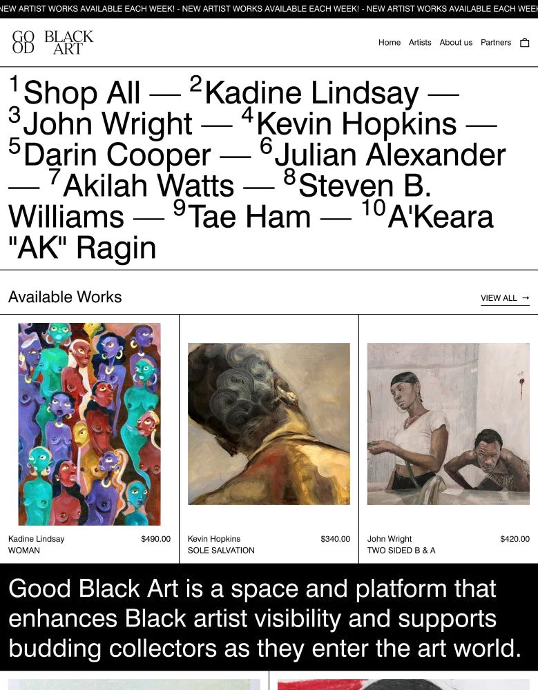 Good Black Art