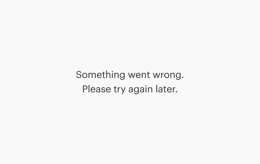Error Boundary