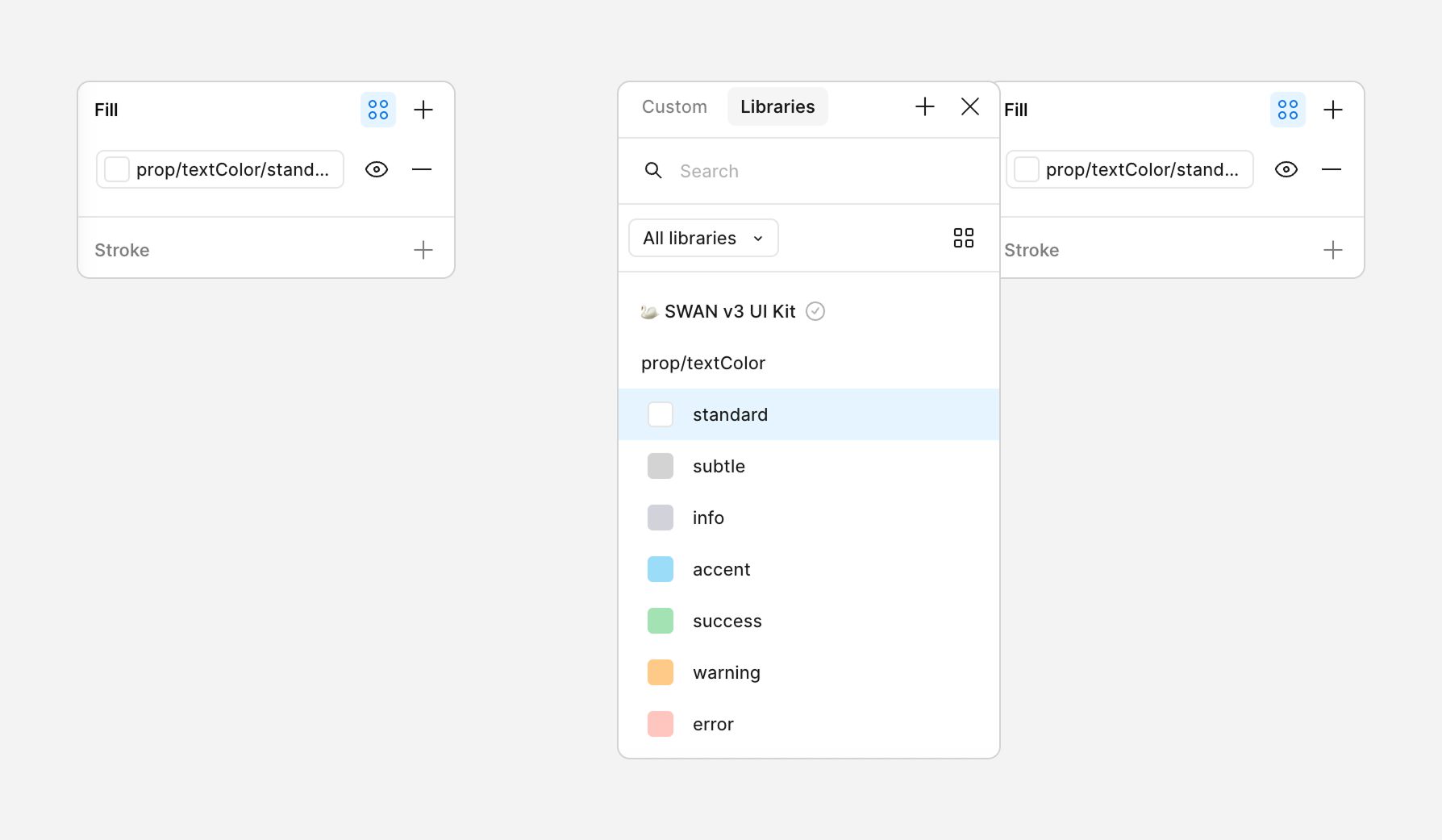 Apply color in Figma steps