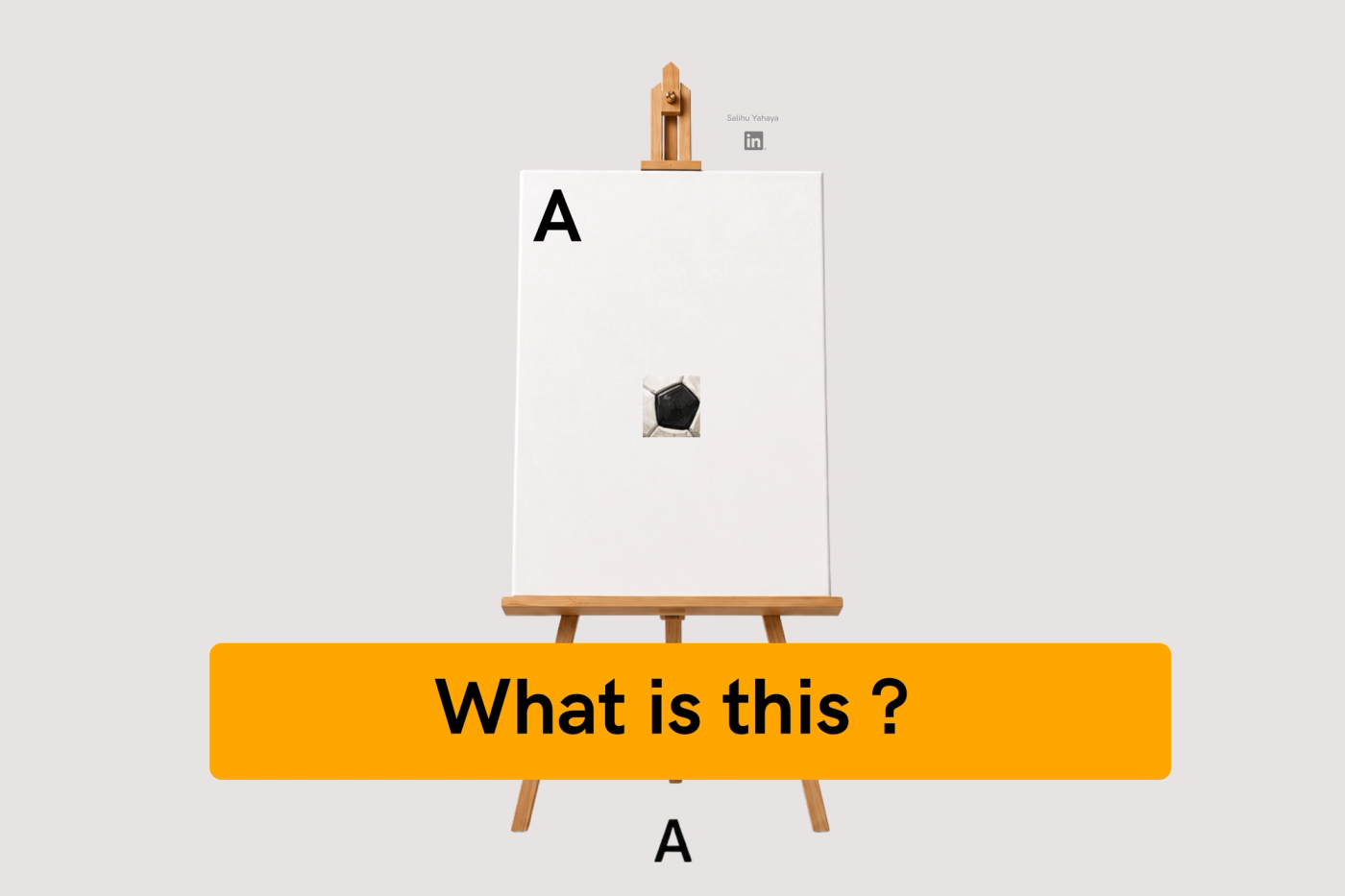 Graphical Illustration 4: a canvas with only a black hexagon drawn
