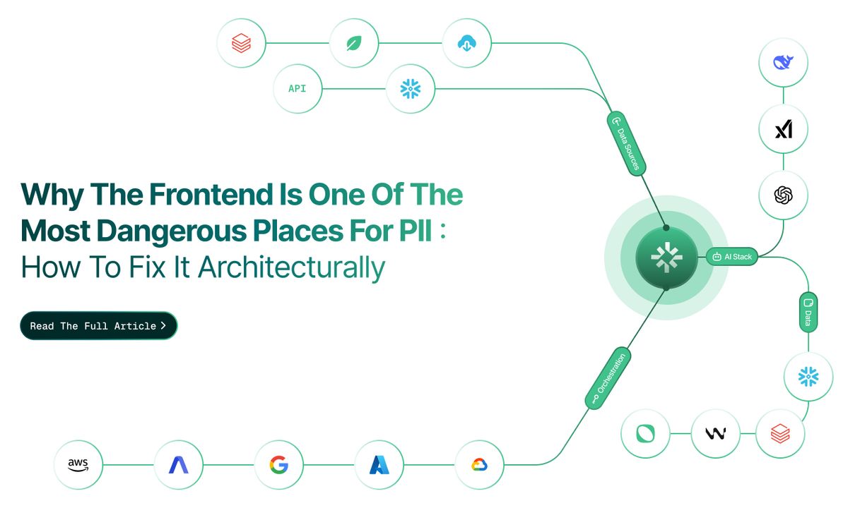 Why the Frontend Is One of the Most Dangerous Places for PII And How to Fix It Architecturally