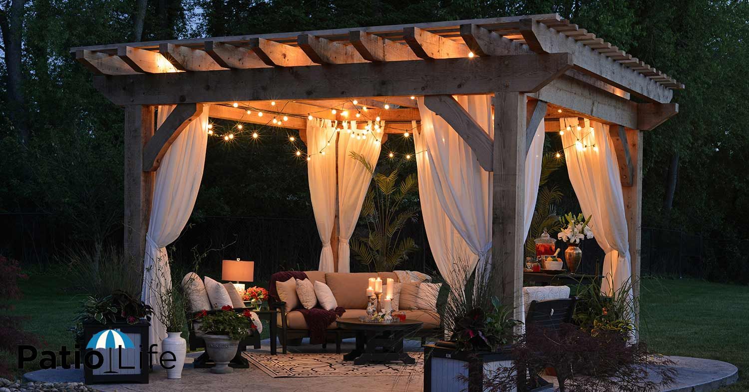 Upscale Patio Furniture Covered by an Awning | Patio Life
