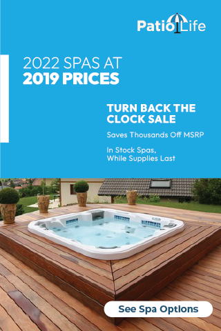 2022 Spas at 2019 Prices